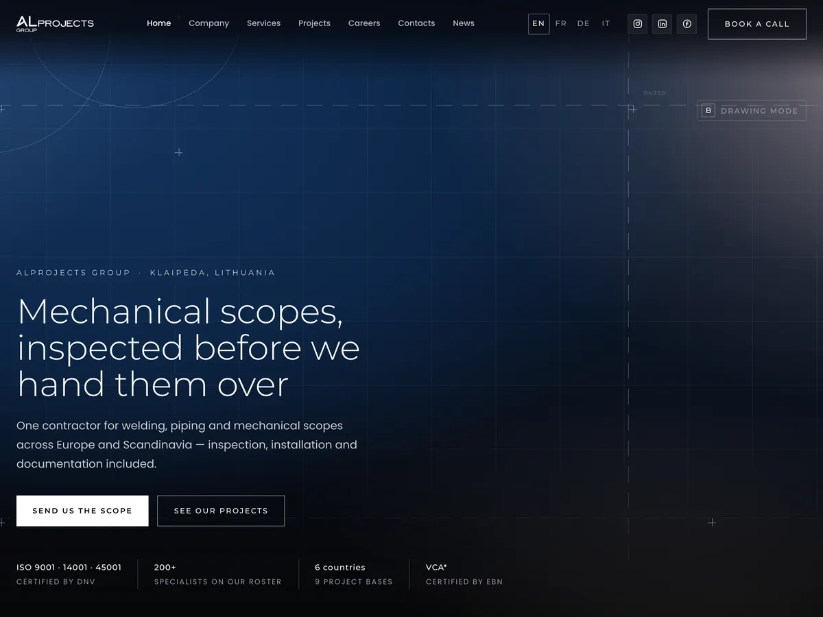 ALPROJECTS Group — Industrial & Offshore