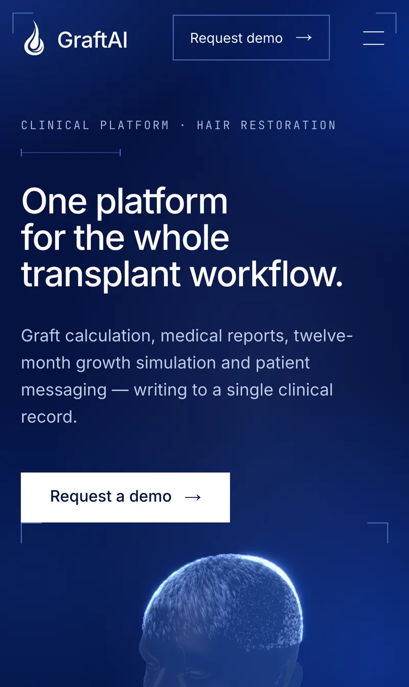 GRAFT AI Landing — frame 4